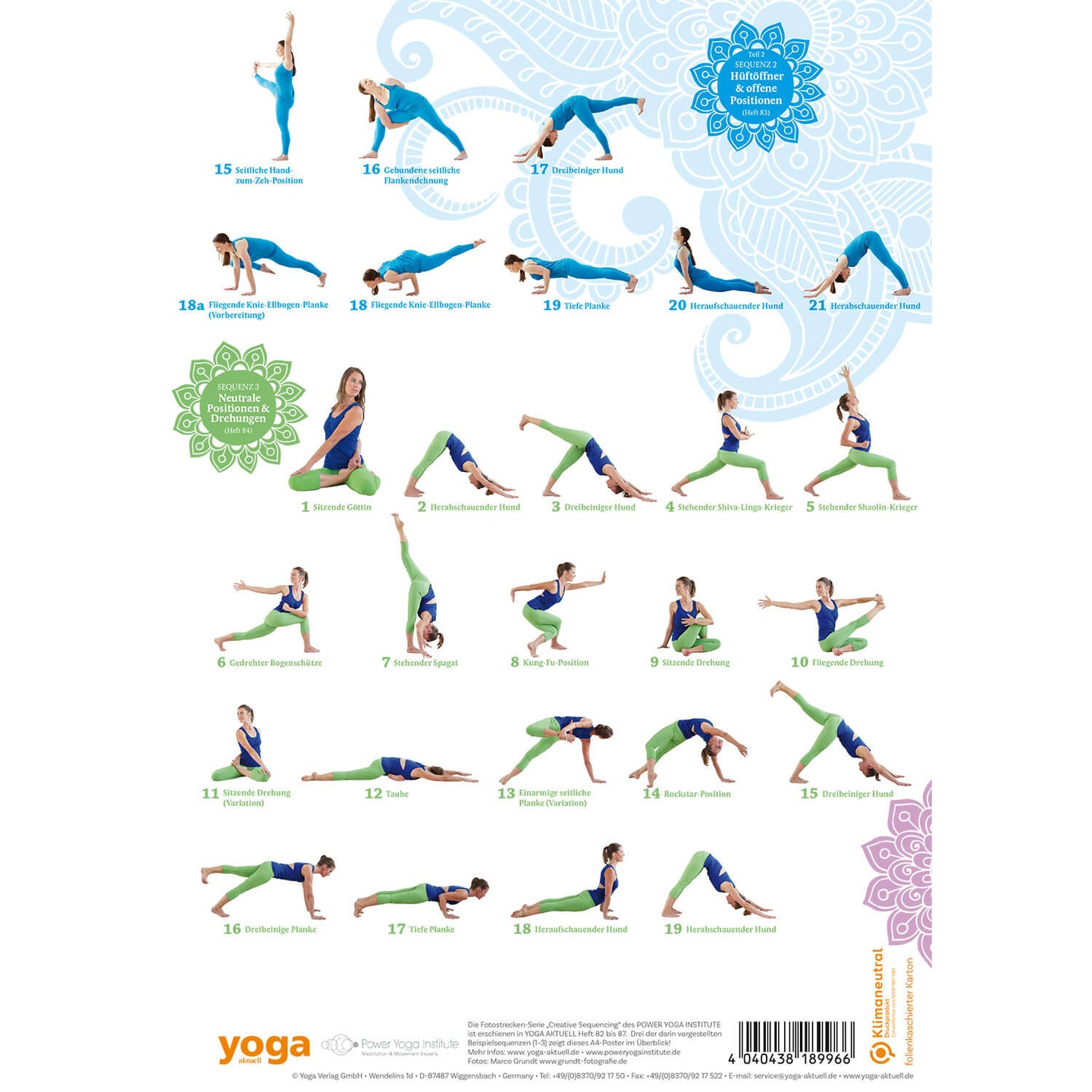 Creative Sequencing 1-3 Poster A4 - YOGISTAR