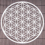 Blume des Lebens Wandschmuck aus Edelstahl - YOGISHOP
