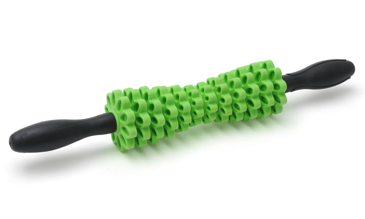 Faszienroller / Massageroller green flower - YOGISHOP