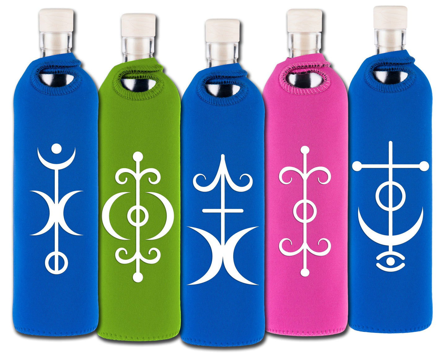 Flaska Trinkflasche SPIRITUAL Neopren - 0,75 l - YOGISHOP