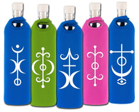 Flaska Trinkflasche SPIRITUAL Neopren - 0,75 l - YOGISHOP