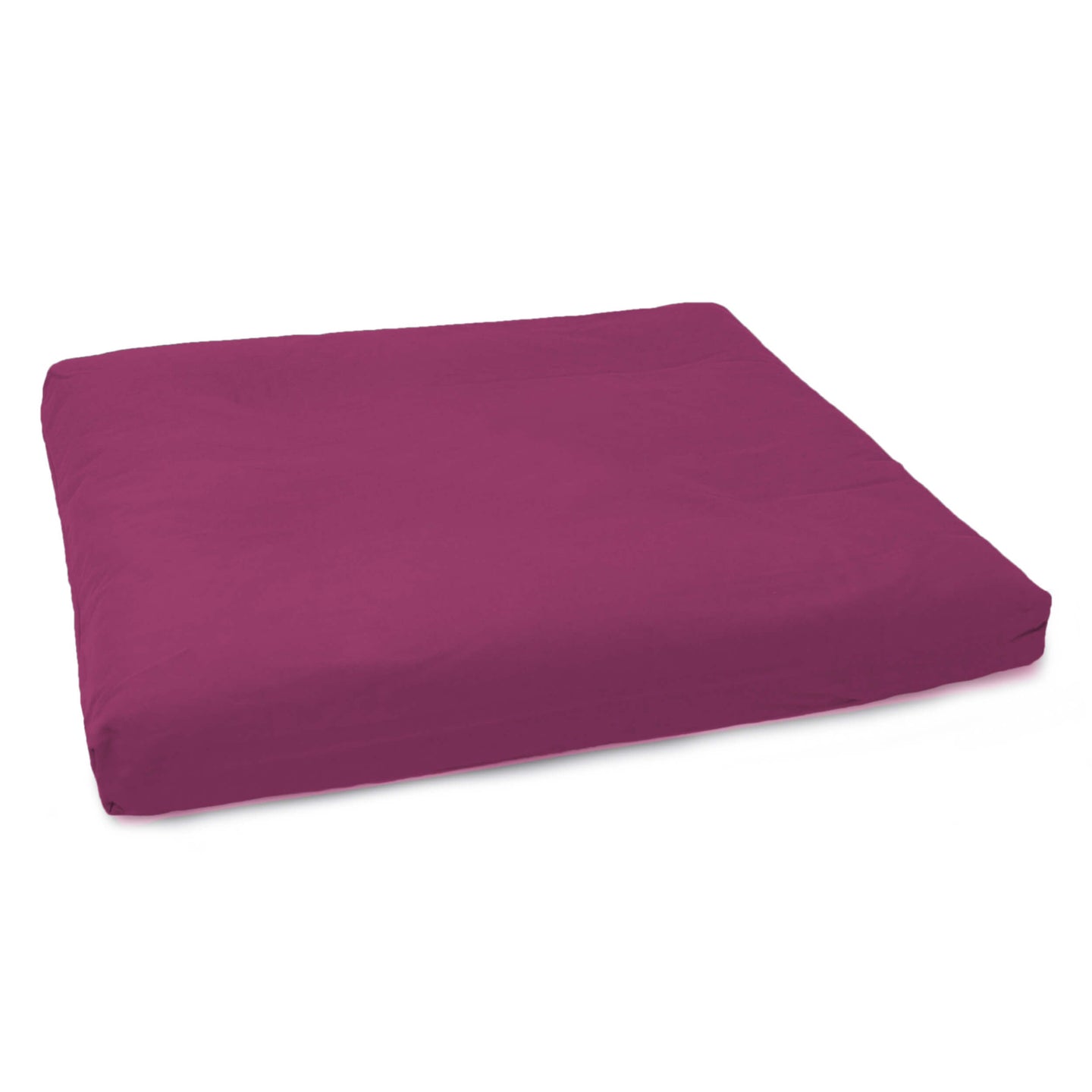 Futon - basic - boysenberry - organic cotton - 70 x 60 cm - YOGISHOP
