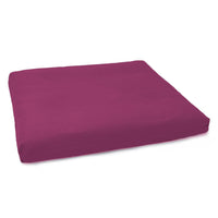 Futon - basic - boysenberry - organic cotton - 70 x 60 cm - YOGISHOP