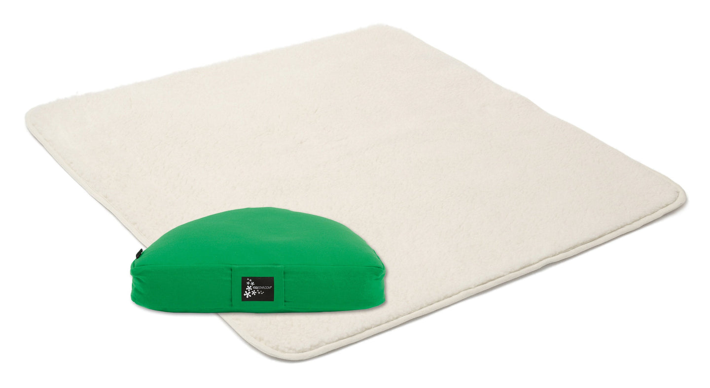 Yoga-Set Calm Edition - Meditation natur 100 x 100 cm - YOGISHOP