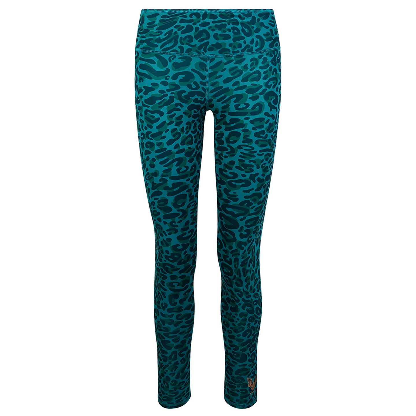 Yoga-Leggings Ganga 7/8 - leo turquoise - YOGISHOP