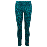 Yoga-Leggings Ganga 7/8 - leo turquoise - YOGISHOP
