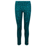 Yoga-Leggings Ganga 7/8 - leo turquoise