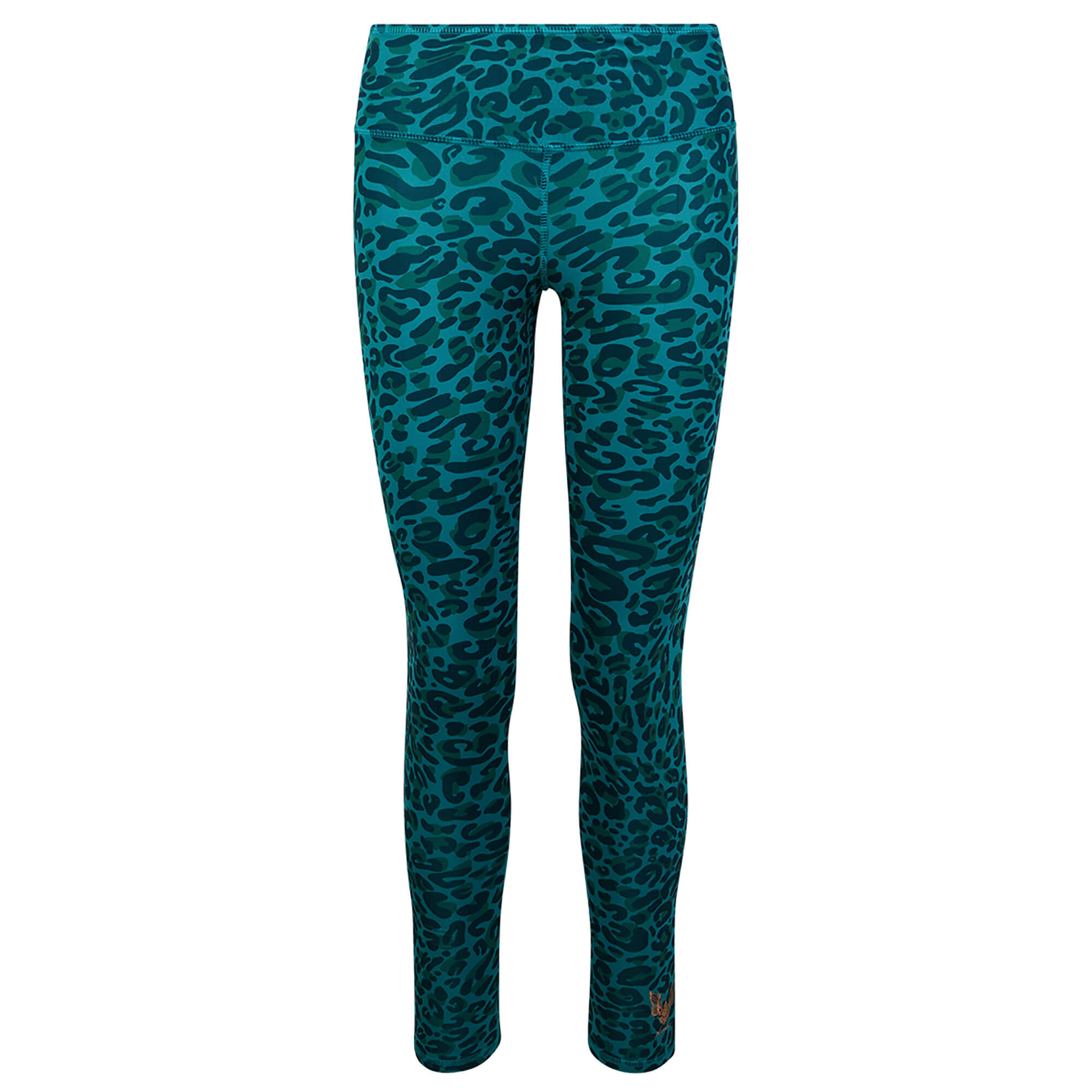Yoga-Leggings Ganga 7/8 - leo turquoise