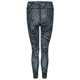 Ganga Leggings 7/8 - mandalay, green