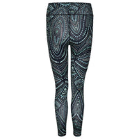 Ganga Leggings 7/8 - mandalay, green