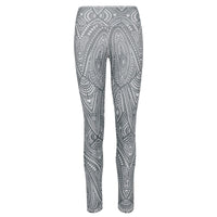 Yoga-Leggings Ganga 7/8 - mandala grey - YOGISHOP