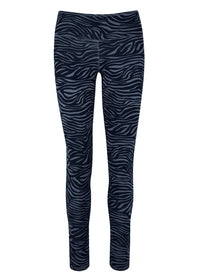 Yoga-Leggings Ganga 7/8 - zebra blue - YOGISHOP
