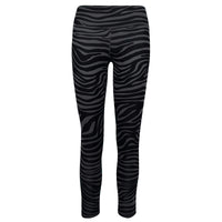 Yoga-Leggings Ganga 7/8 - zebra anthracite - YOGISHOP