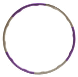 Hula-Reifen wave - violet/grey - steckbar - YOGISHOP