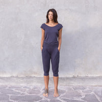 3/4 Jumpsuit "Chandra" - nightblue - YOGISHOP