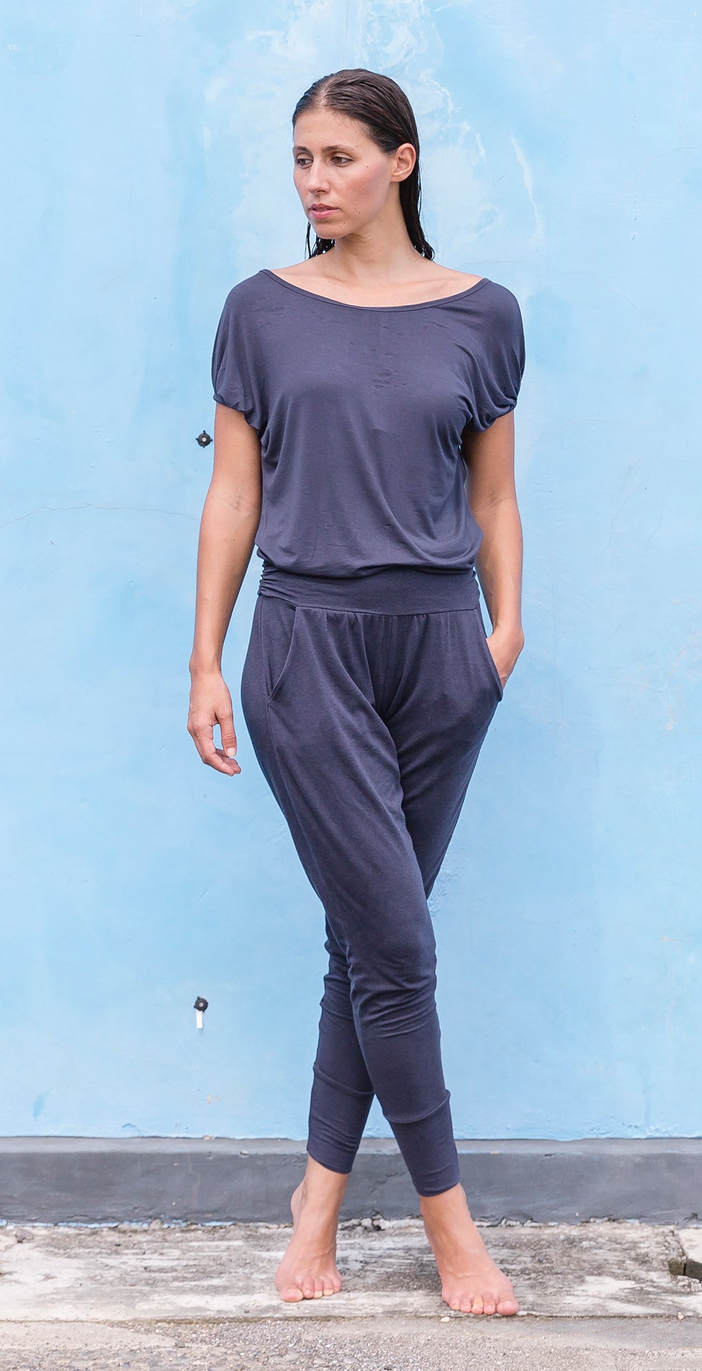 Yoga-Jumpsuit Raya - nightblue - YOGISHOP