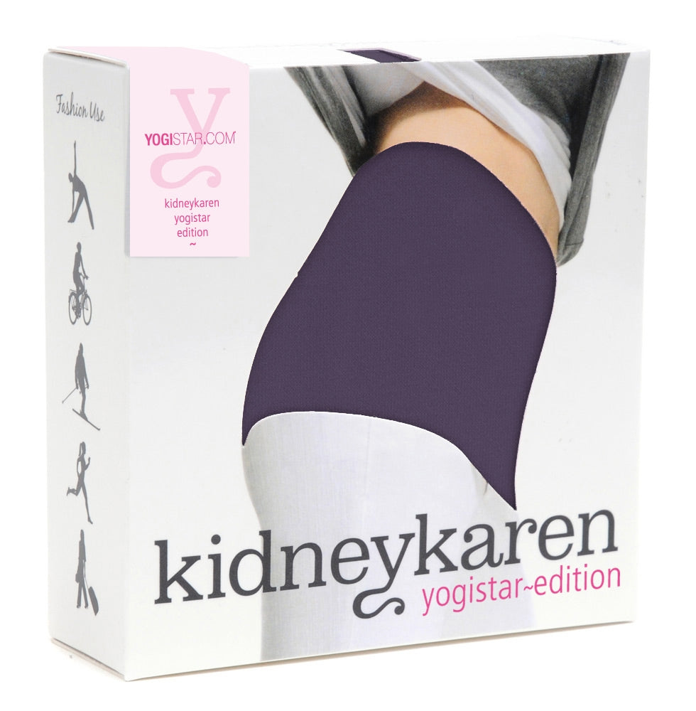 Nierenwärmer yogistar edition - plum - YOGISHOP