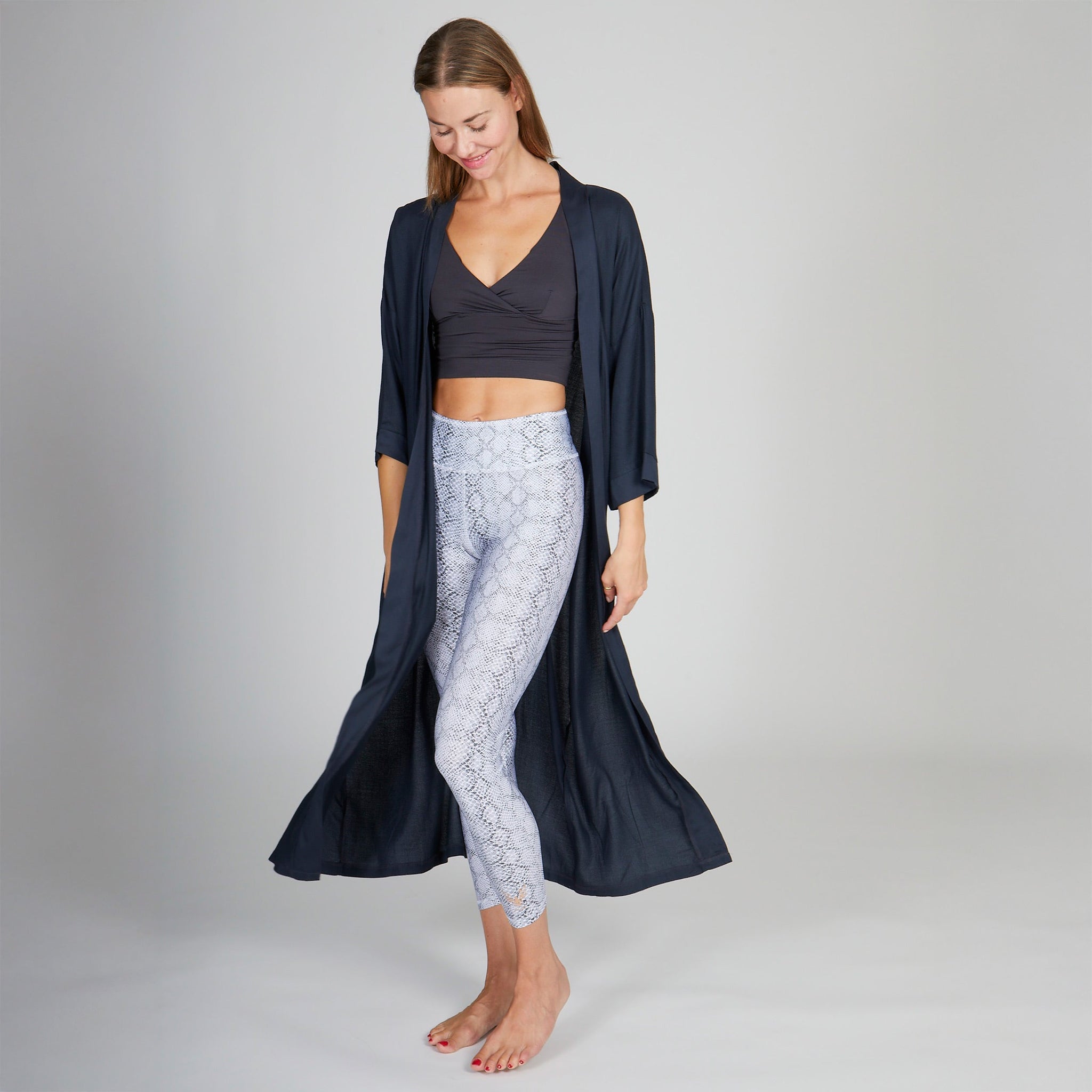 Kimono anthracite - One Size - YOGISHOP