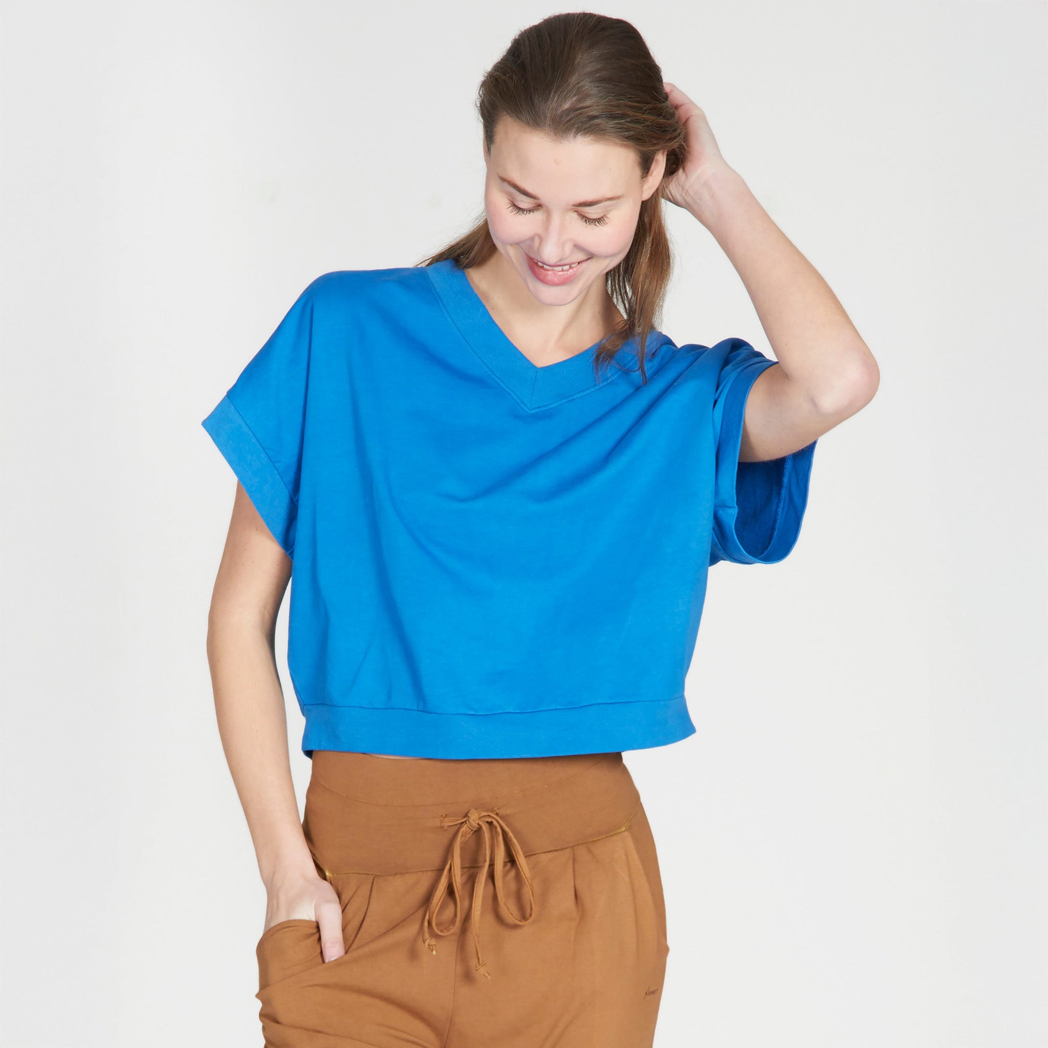 Yoga-Tee Kismet - sea