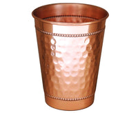 Kupferbecher gehämmert, 300 ml - YOGISHOP