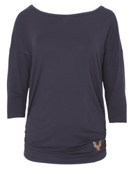 Yoga Longsleeve-Top Shula - anthracite - YOGISHOP