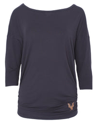 Yoga Longsleeve-Top Shula - anthracite - YOGISHOP