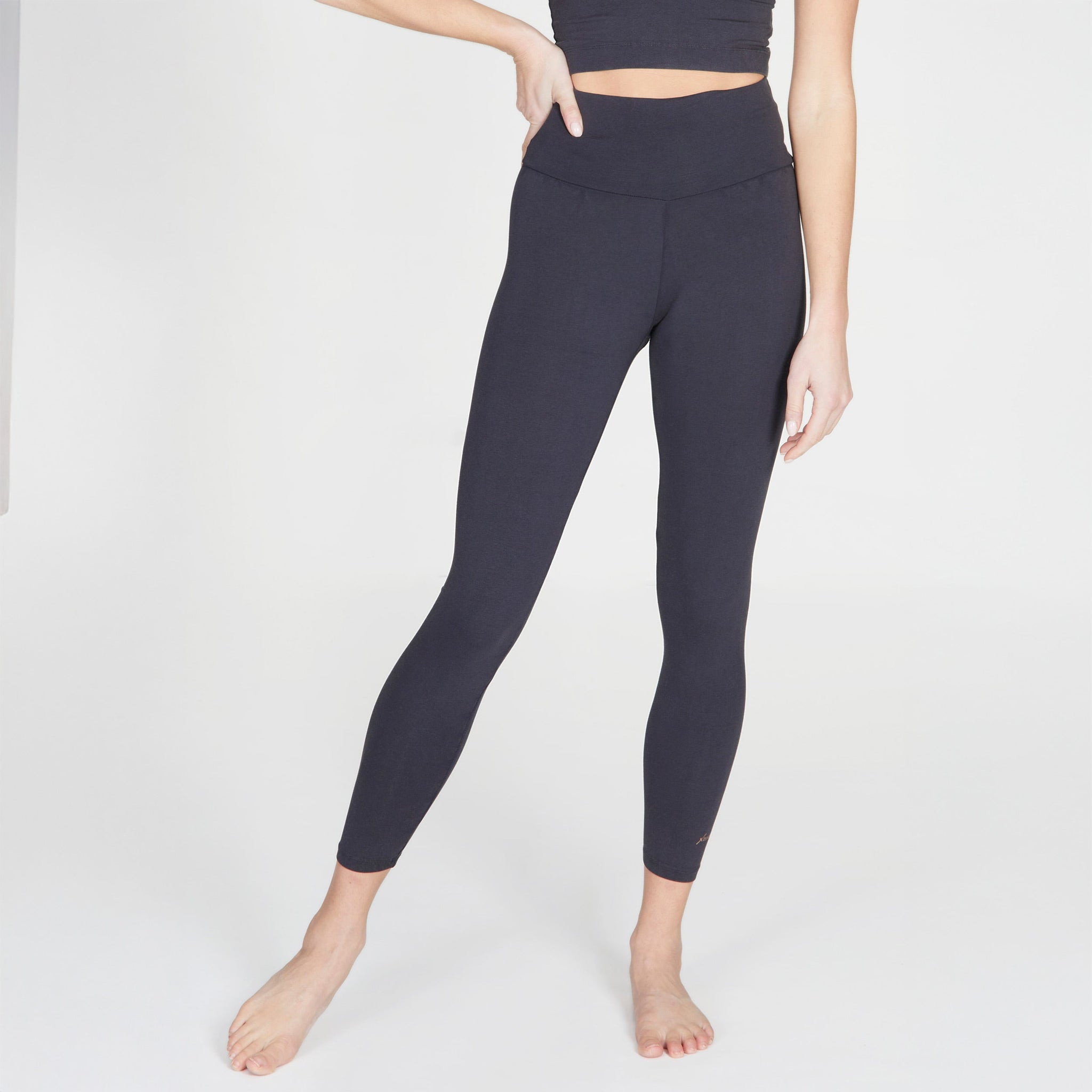 Yoga-Leggings Love - anthracite