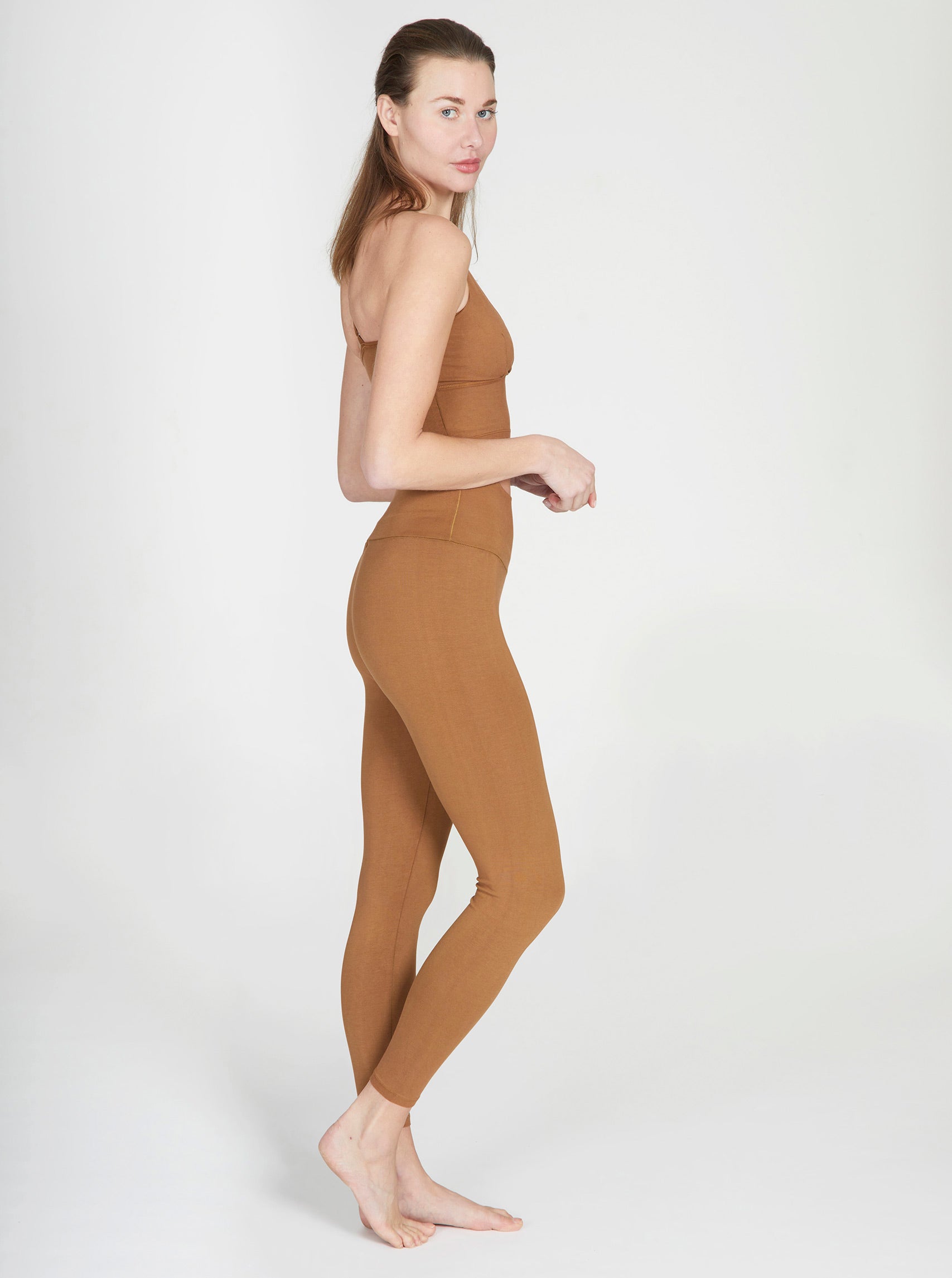Yoga-Leggings Love - maroon