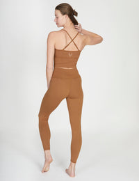 Yoga-Leggings Love - maroon