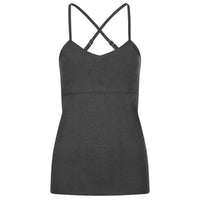 Yoga-Tank Love - anthracite - YOGISHOP
