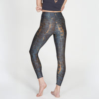 Yoga-Leggings Lux - deep blue wild