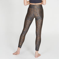 Yoga-Leggings Lux - maroon wild