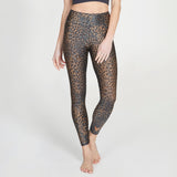 Yoga-Leggings Lux - maroon wild - YOGISHOP