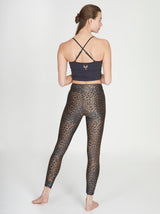 Yoga-Leggings Lux - maroon wild