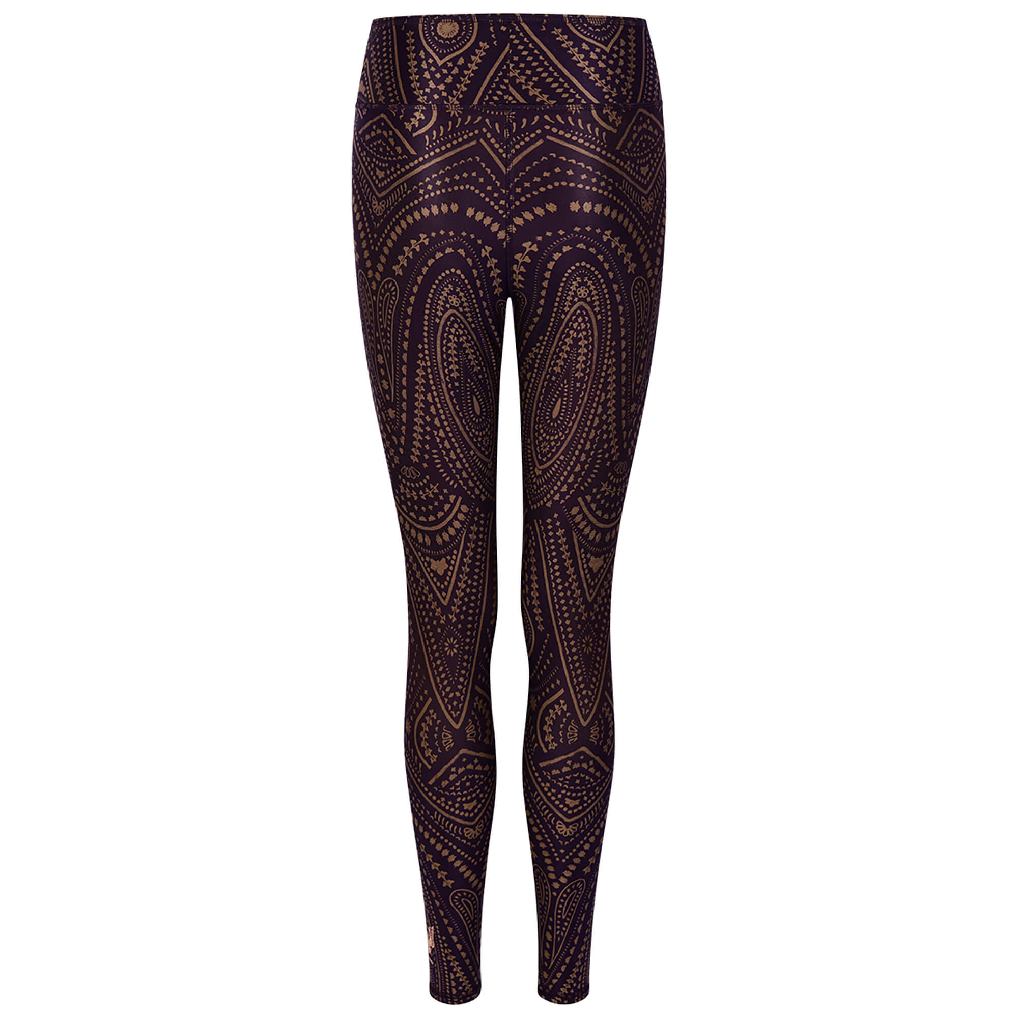 Yoga-Leggings Lux spirit - plum - YOGISHOP