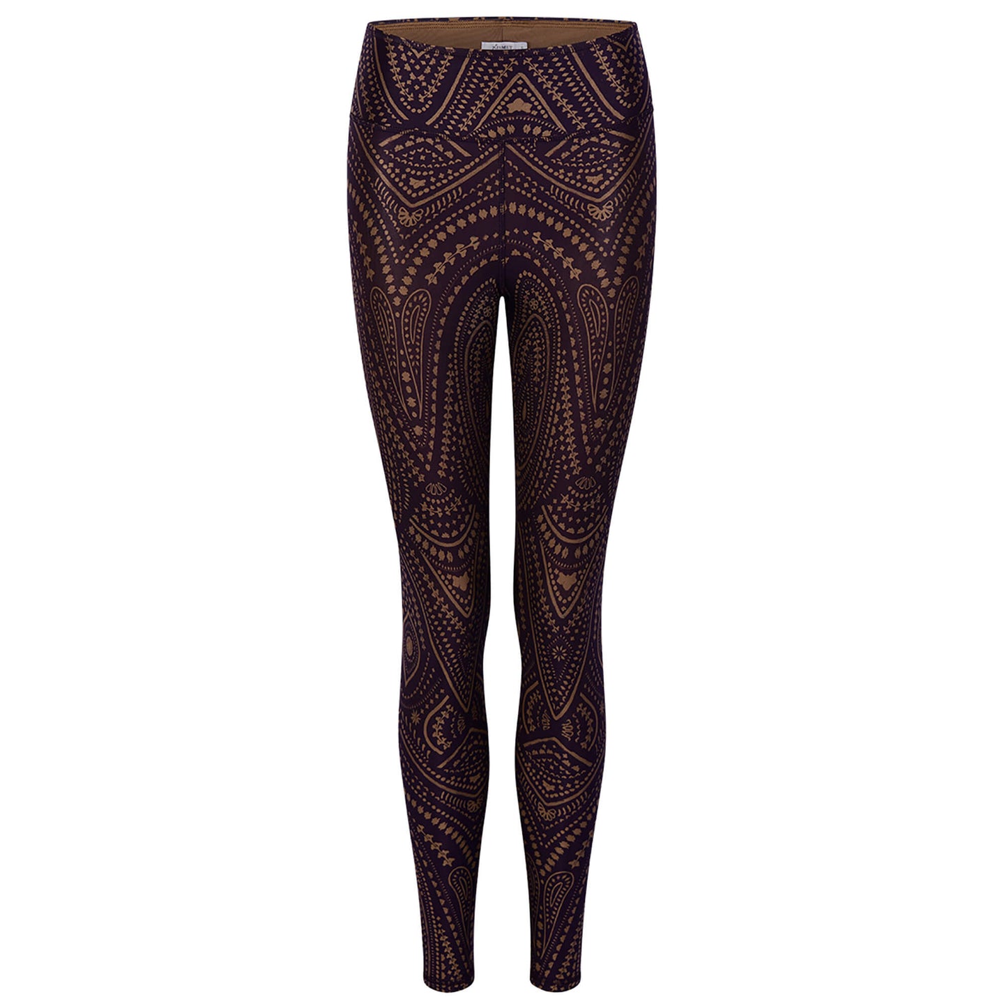 Yoga-Leggings Lux spirit - plum - YOGISHOP