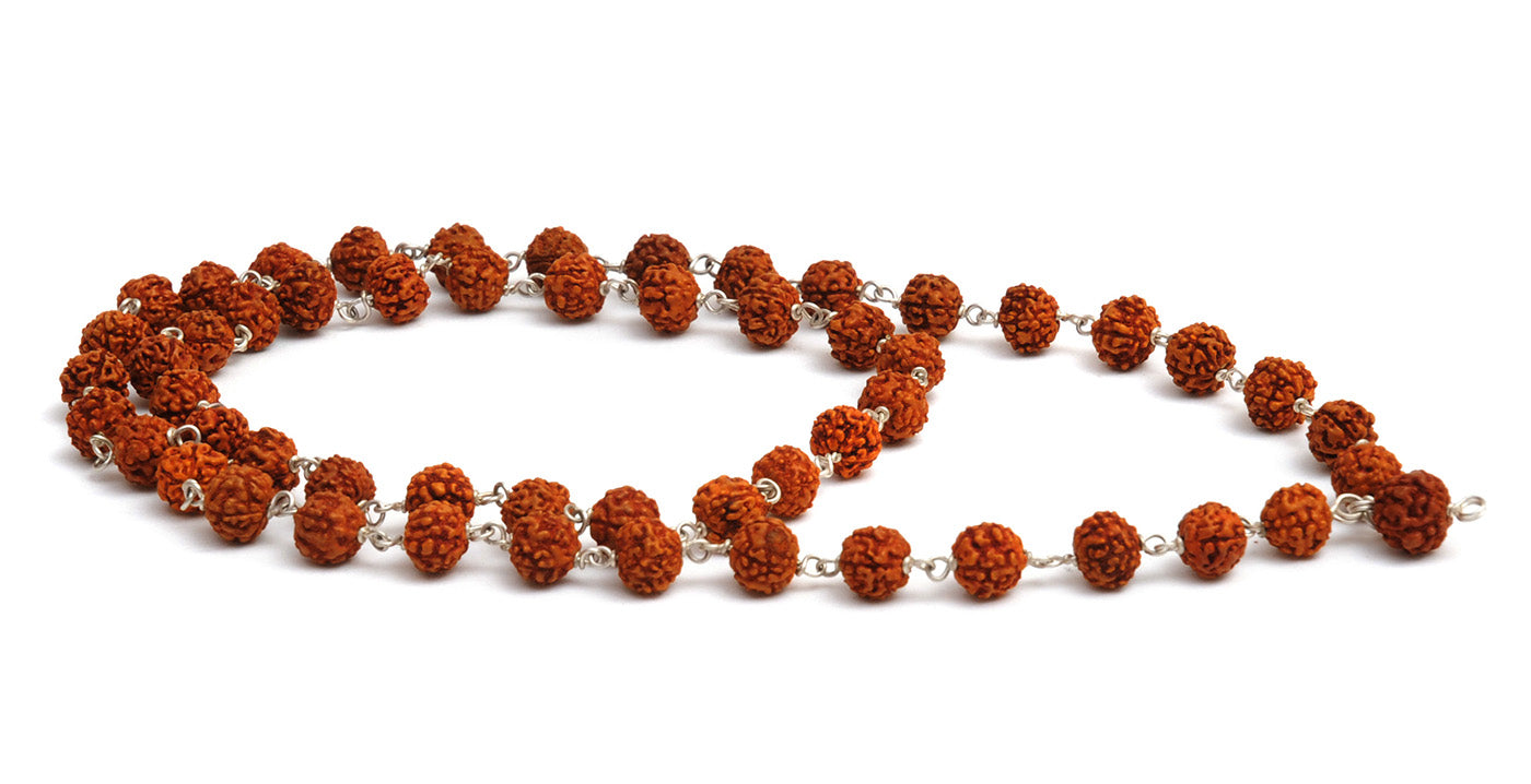 Mala-Kette aus 54 Rudraksha-Perlen - YOGISHOP