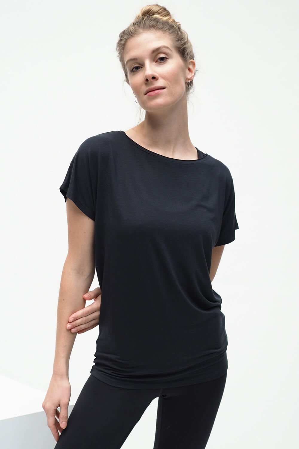 Yoga-T-Shirt "Manavi Tee" - anthracite - YOGISHOP