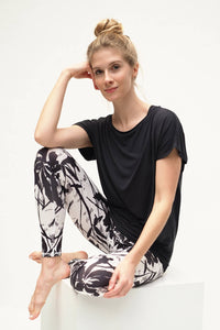 Yoga-T-Shirt "Manavi Tee" - anthracite - YOGISHOP