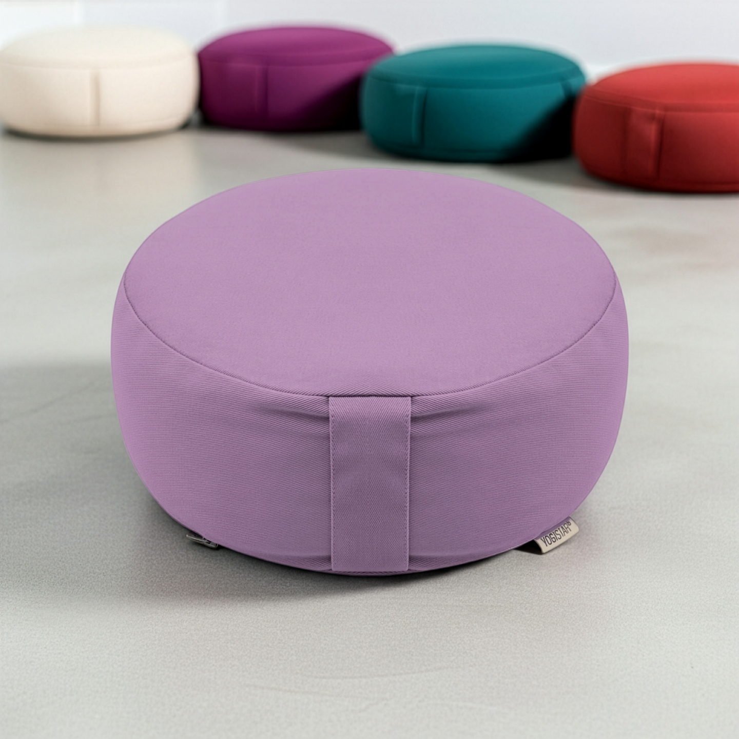 Meditationskissen - rund - Dhyana - organic cotton - YOGISTAR