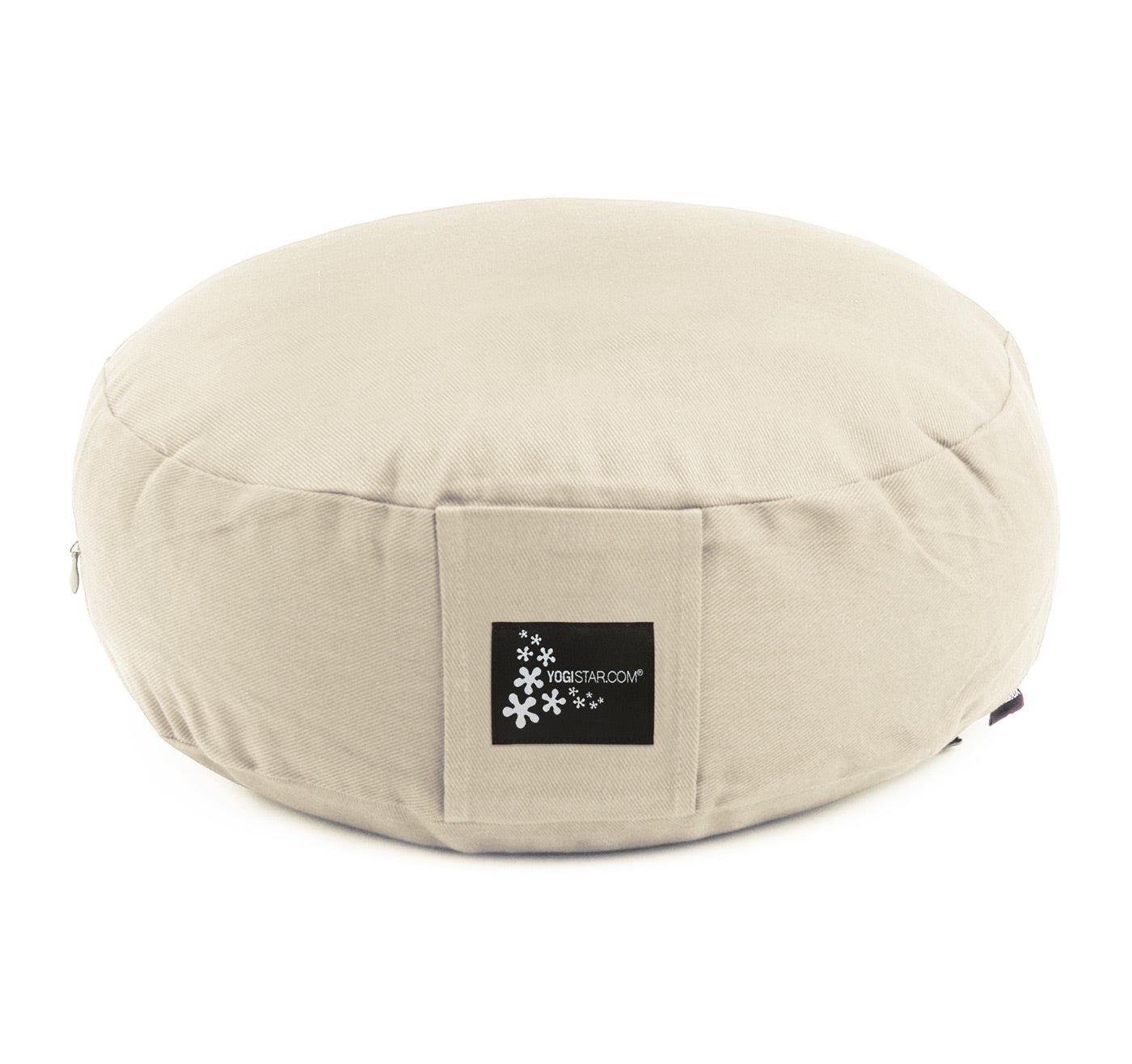 2. Wahl Meditationskissen - rund - naturweiss - YOGISHOP