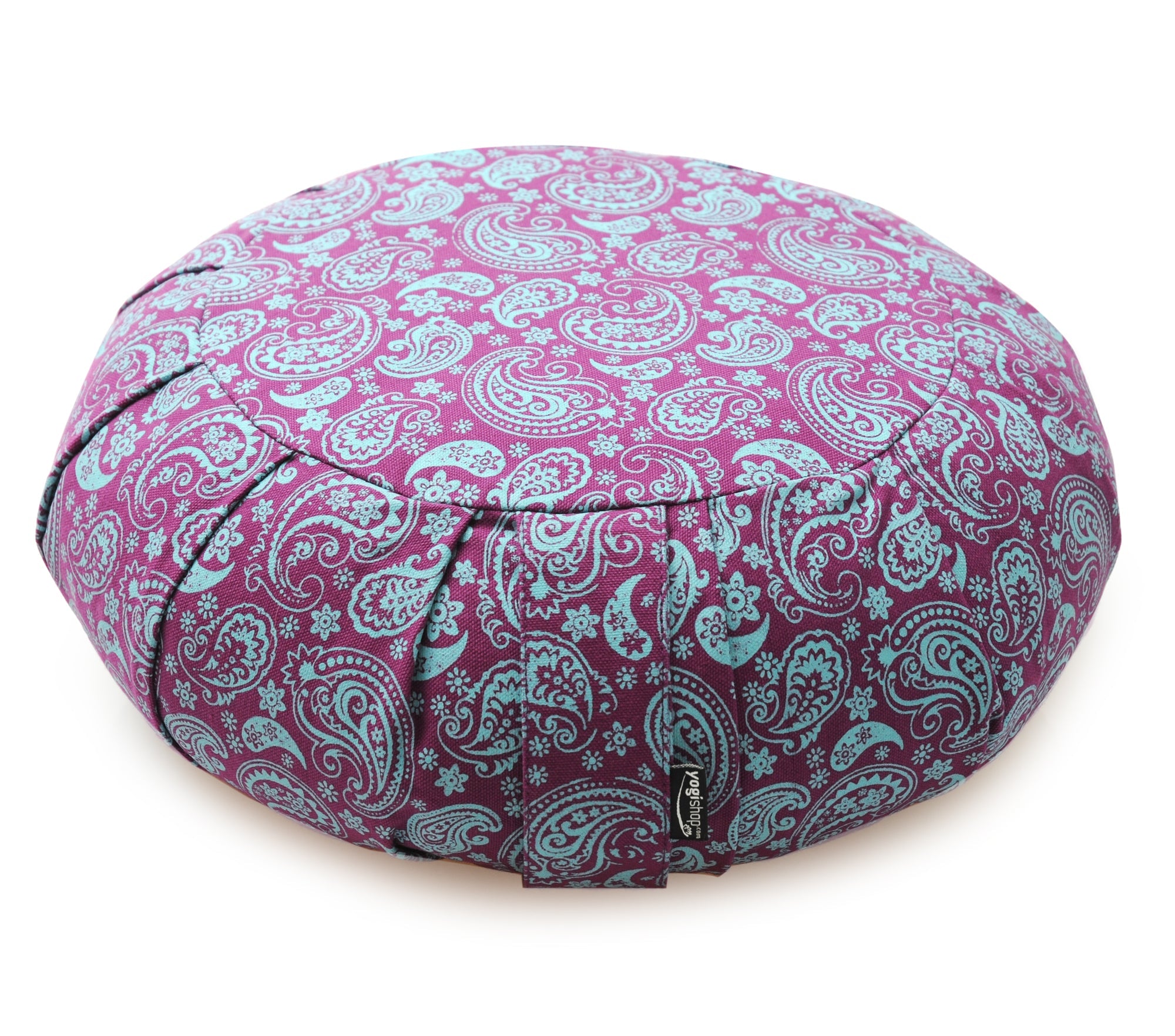 Meditationskissen rund pleated - vintage - cotton - YOGISHOP