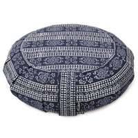 Meditationskissen rund pleated - vintage - cotton - YOGISHOP