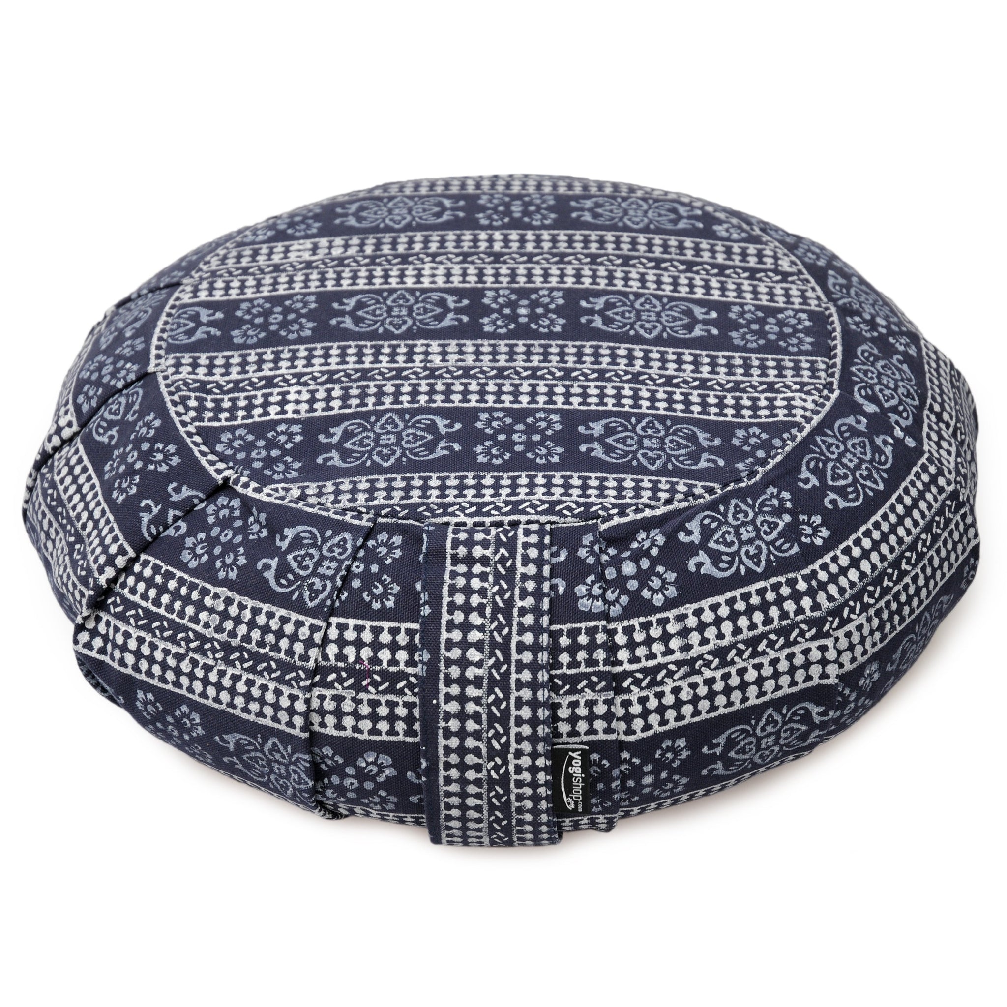 Meditationskissen rund pleated - vintage - cotton - YOGISHOP