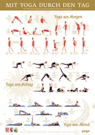 "Mit Yoga durch den Tag" Poster von Yoga Aktuell - YOGISHOP
