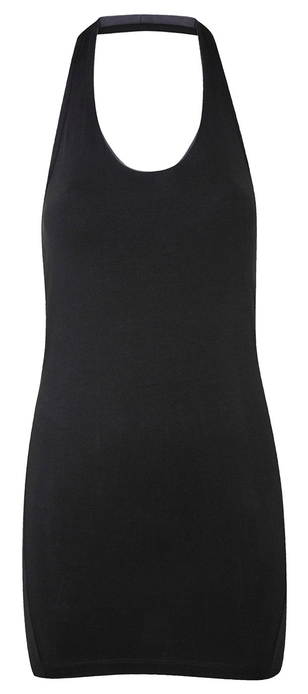 Yoga-Neckholder-Top - jet black - YOGISHOP