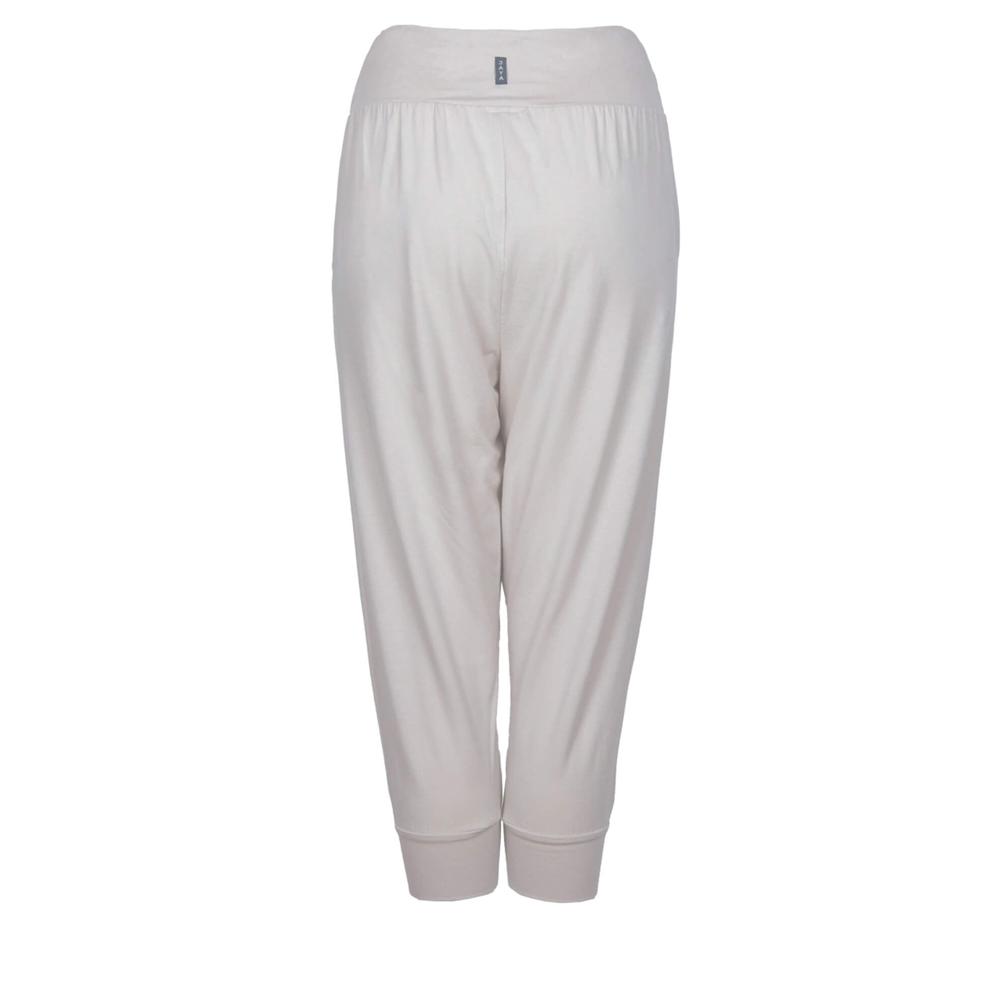 3/4 Yoga-Pants flora - creme - YOGISHOP