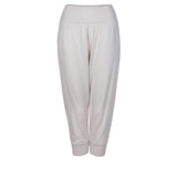 3/4 Yoga-Pants flora - creme - YOGISHOP
