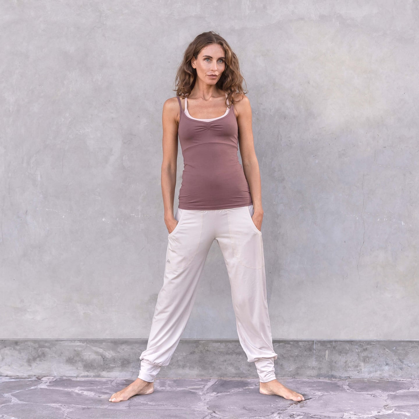 Yoga-Pants Joyce - creme - YOGISHOP