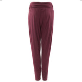 Yoga-Pants Mari bamboo - burgundy - YOGISHOP